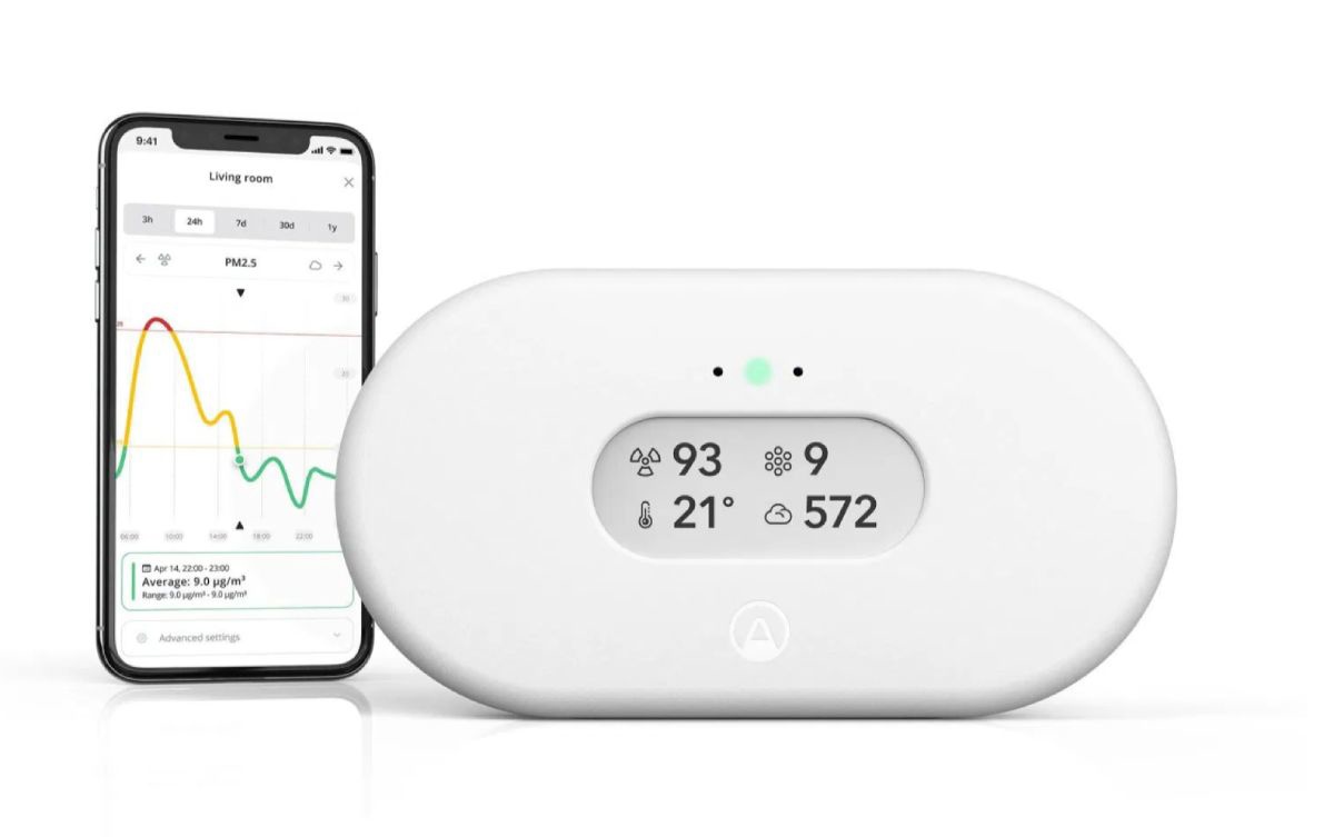 Airthings View Plus s e-ink displejom