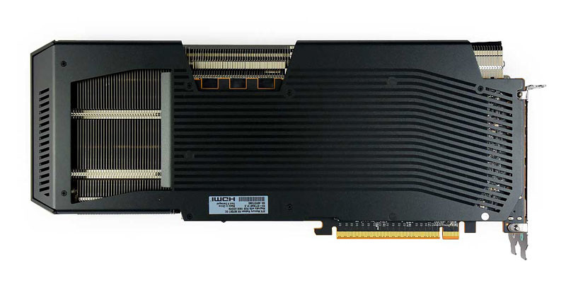 XFX Mercury RX 9070 XT OC Magnetic Air 16G; zadná strana