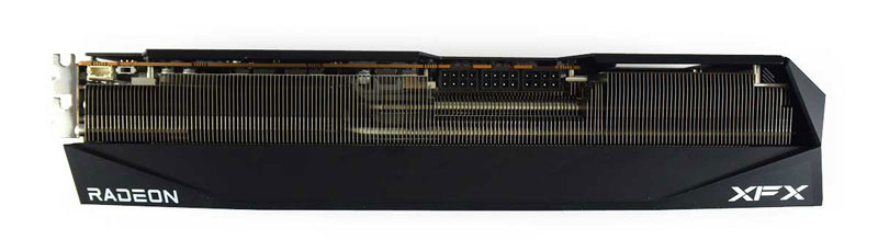 XFX Mercury RX 9070 XT OC Magnetic Air 16G; horná strana 