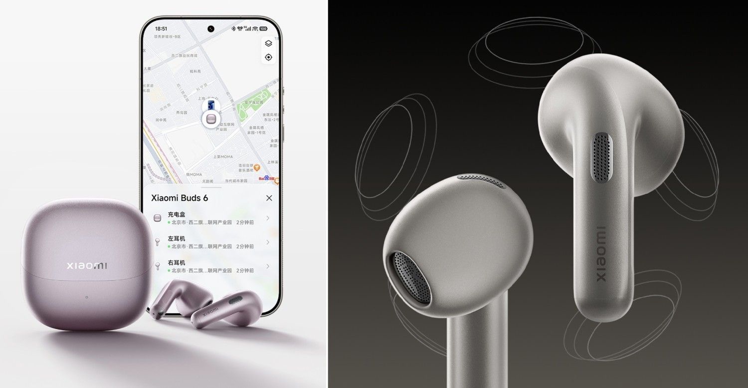 Xiaomi Buds 6, dizajn