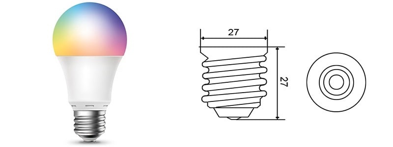 LED žiarovka E27 20W – závit