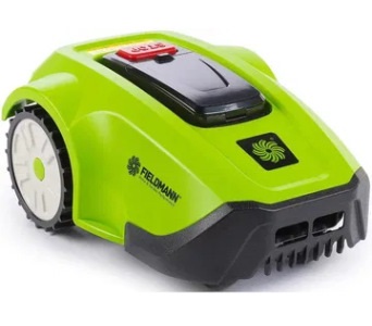 Zelená robot kosačka
