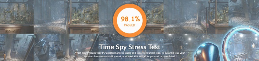 Zotac GTX 1080 Ti AMP! Edition; Time Spy Stress Test