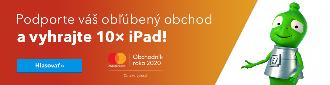 Mastercard Obchodník roka 2020 - Chcem hlasovať
