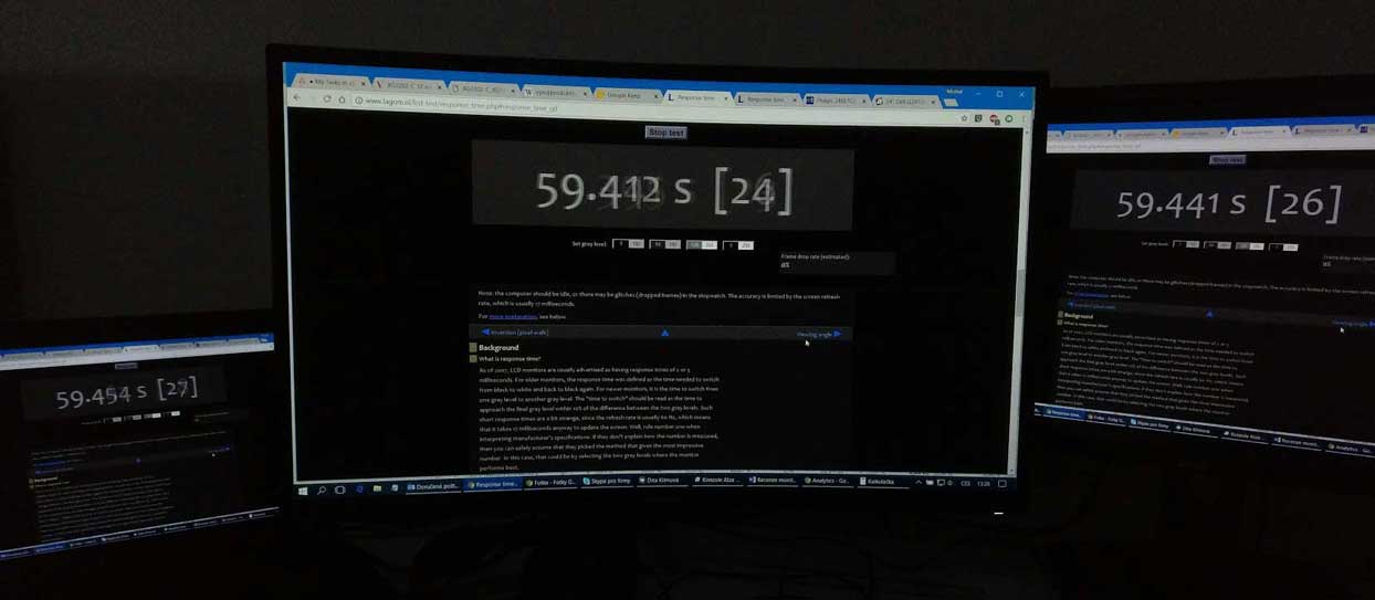Monitor ViewSonic XG3202-C test input long