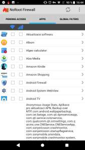 Zabezpečenie Androidu Noroot Firewall 2