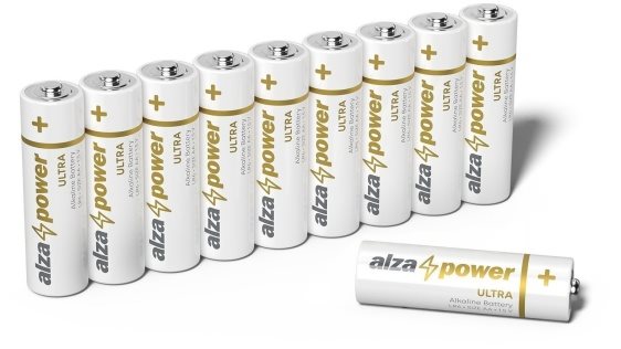 Jednorazová batéria AlzaPower Ultra Alkaline LR6 (AA) 10ks