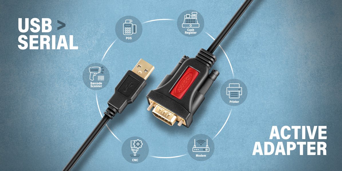 Aktívny USB prevodník AXAGON ADS-1PSN