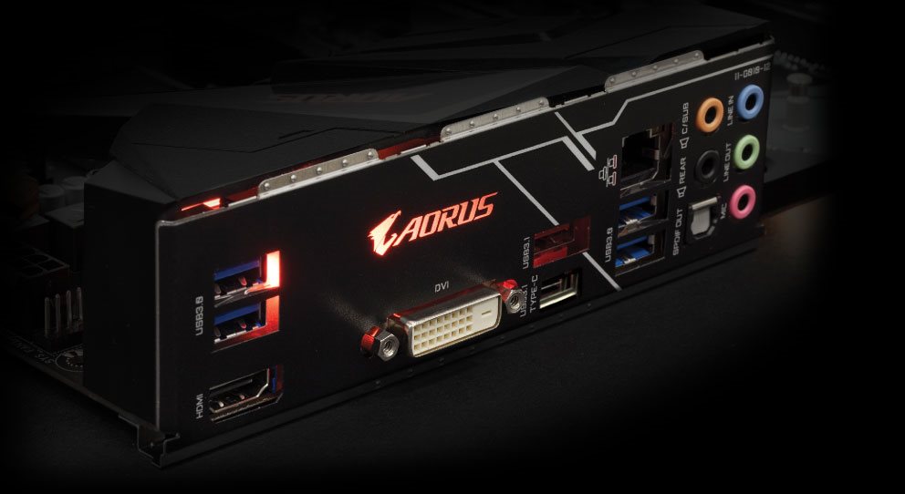 Porty GIGABYTE B450 AORUS PRO