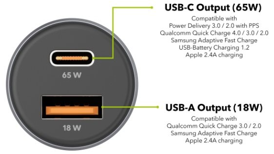 Nabíjačka do auta AlzaPower Car Charger P540