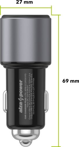 Nabíjačka do auta AlzaPower Car Charger P540