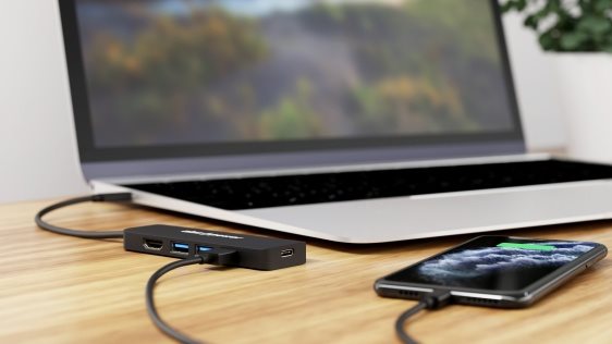 Dokovací stanice AlzaPower USB-C Dock Station 5v1