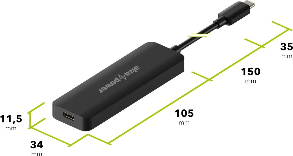 Dokovací stanice AlzaPower USB-C Dock Station 5v1