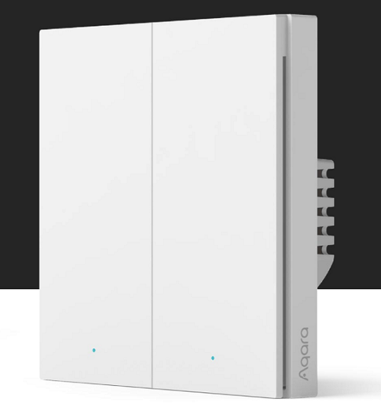 AQARA Smart Wall Switch H1 (With Neutral, Double Rocker) Vypínač