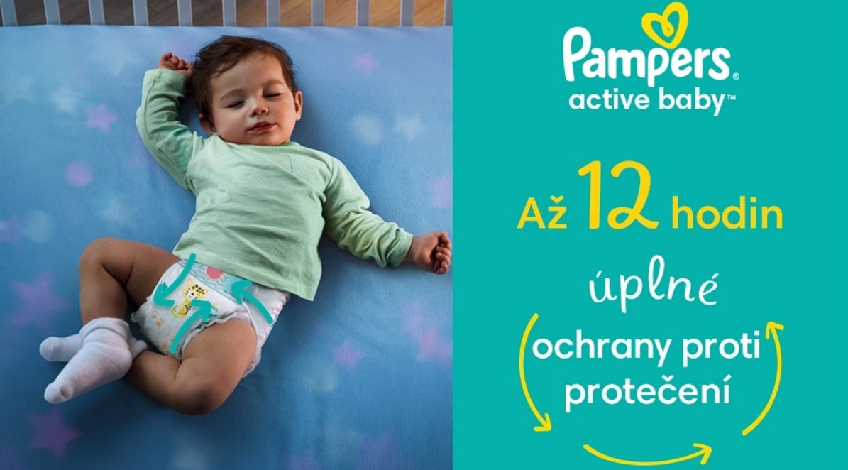  Jednorazové plienky PAMPERS Active Baby veľ. 3