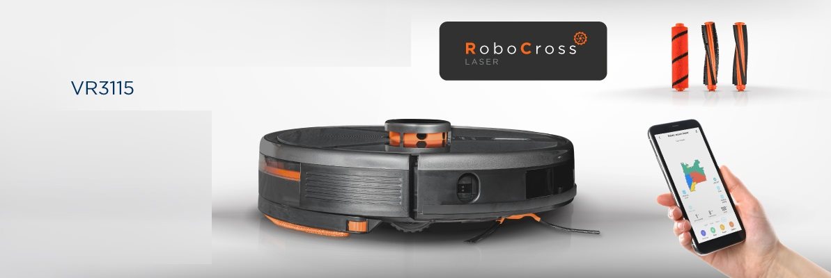 Robotický vysávač CONCEPT VR3115 2 V 1 Robocross Laser
