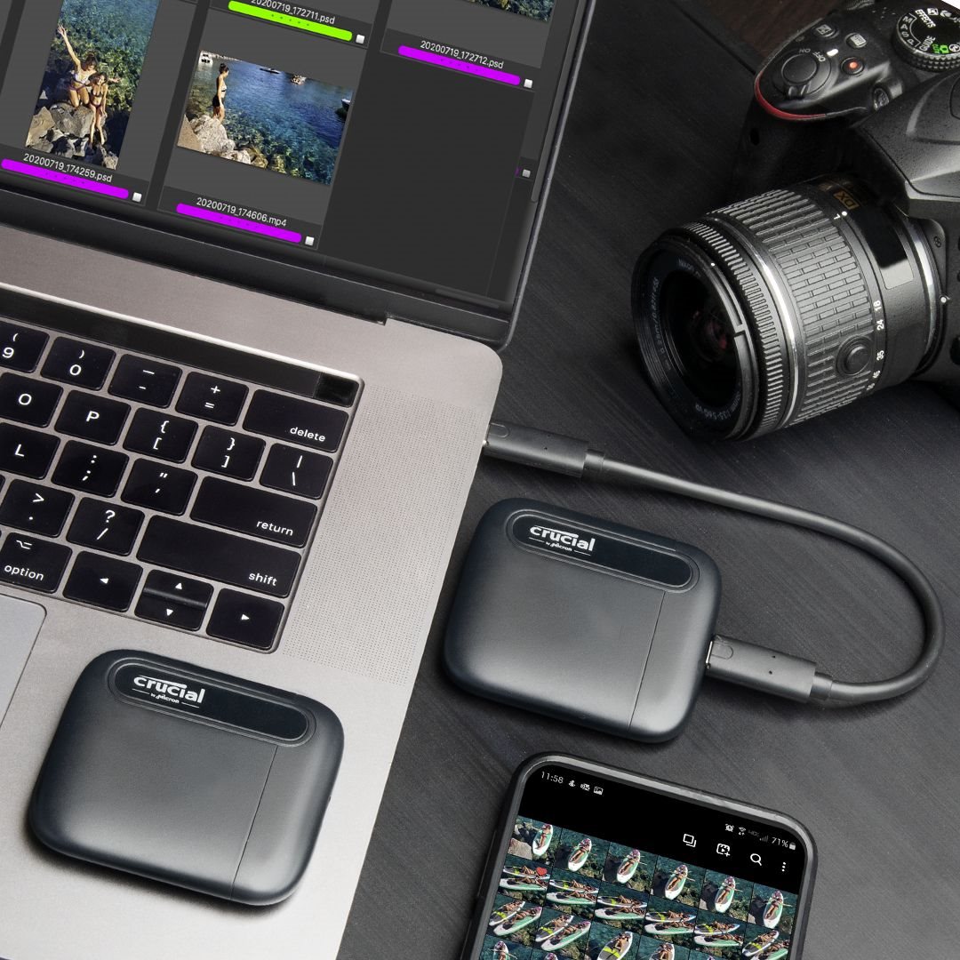 Externý disk Crucial Portable SSD X6 Externý pevný disk Crucial Portable SSD X6