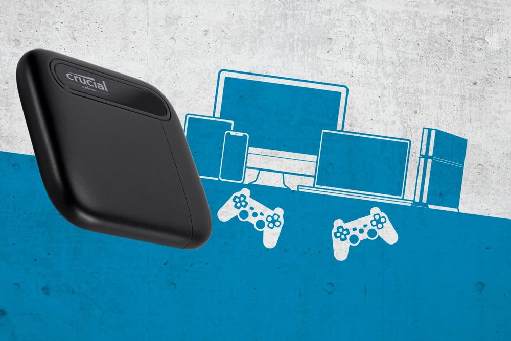 Externý disk Crucial Portable SSD X6 Externý pevný disk Crucial Portable SSD X6