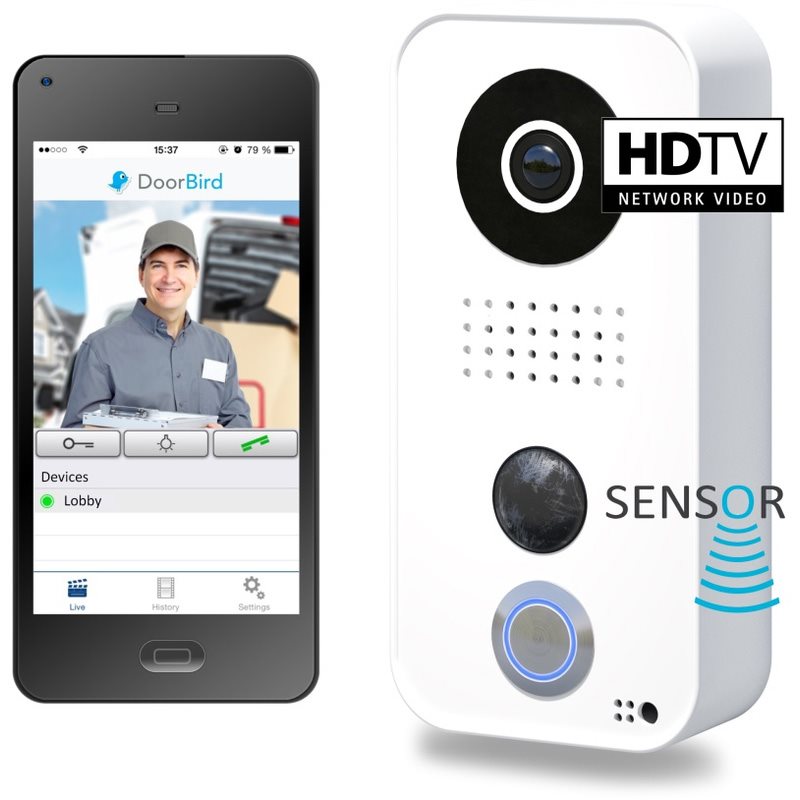 aplikácia Videotelefon DoorBird D101S stříbrný, aplikace