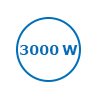 Rýchle zahriatie a mimoriadny výkon 3000 W Rychlé zahřátí a mimořádný výkon 3000 W