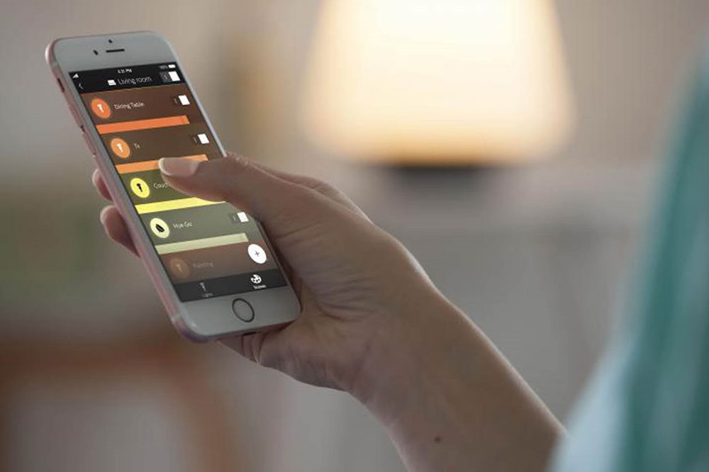 Ovládanie z telefónu Philips Hue, ovládanie z telefónu