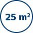 Vhodný pre miestnosti do 25 m2 Vhodný pro miestnosti do 25 m2