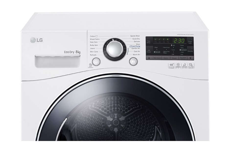 Ovládacie prvky Sušička LG RC8155AP3F