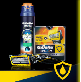 Náhradné hlavice Gillette Fusion Proshield Trojnásobná ochrana při holení