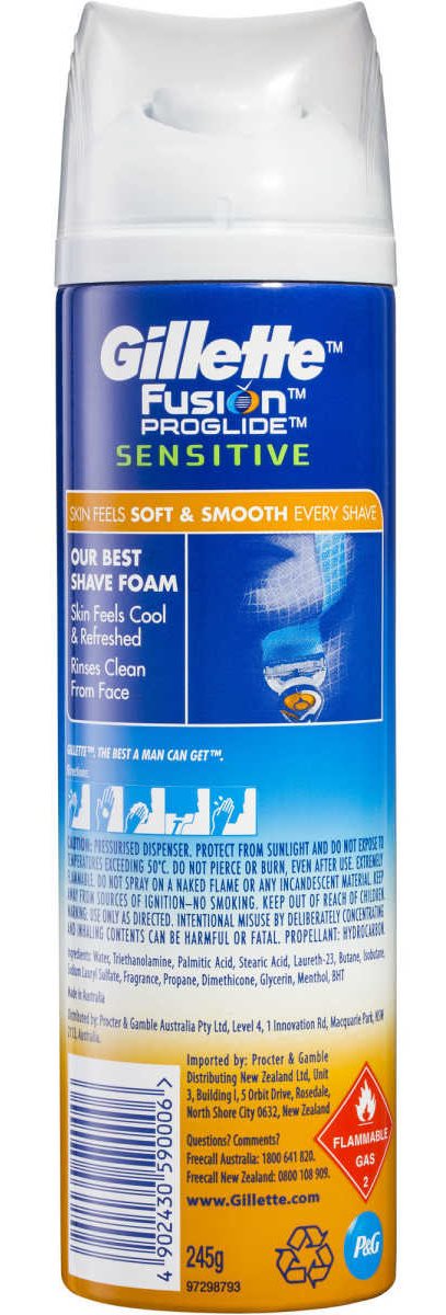 Gillette Fusion ProGlide Sensitive Active Sport Gillette Fusion ProGlide Sensitive Active Sport