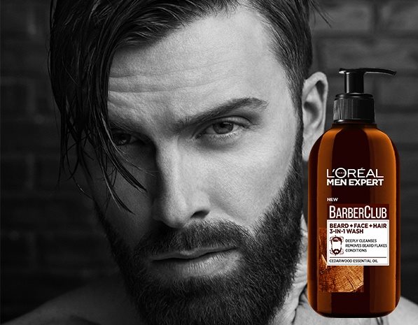 Olej na fúzy Loreal PARIS Men Expert Barber Club Long Beard & Skin Oil Olej na fúzy L´ORÉAL PARIS Men Expert Barber Club Long Beard & Skin Oil