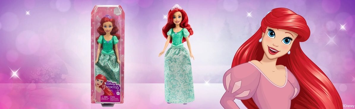 Bábika Disney Princess Bábika Princezná – Ariel