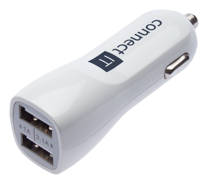 Nabíjačka do auta CONNECT IT InCarz Charger Strong biela Nabíječka do auta CONNECT IT InCarz Charger Strong bílá