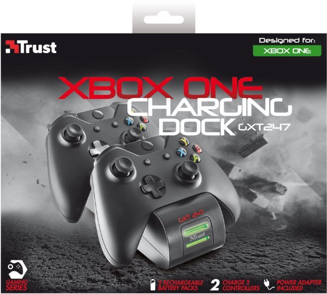 Trust GXT 247 Duo Charging Dock for Xbox One Trust GXT 247 Duo Charging Dock for Xbox One
