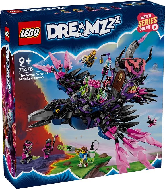 LEGO® DREAMZzz™ 71478 Nikdyčarodejnica a jej Polnočný krkavec