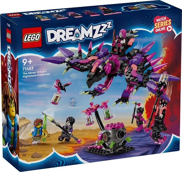 LEGO® DREAMZzz™ 71483 Nikdyčarodejnica a jej stvorenie z nočnej mory