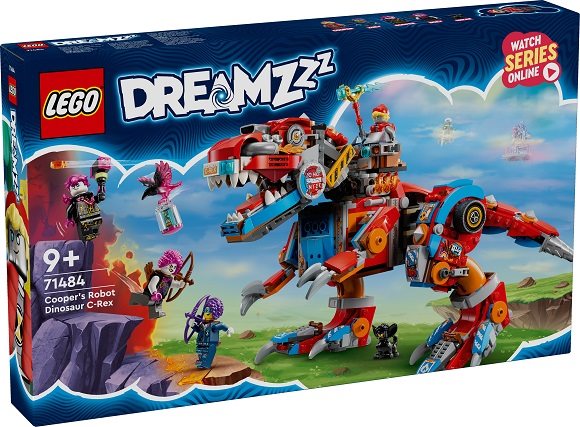 LEGO® DREAMZzz™ 71484 Cooper a jeho robotický dinosaurus C-rex