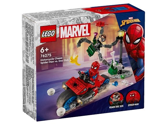 LEGO® Marvel 76275 Naháňačka na motorke: Spider-Man vs. Doc Ock