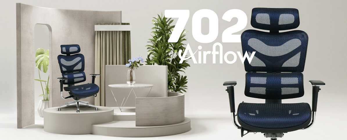 Kancelárska ergonomická stolička Mosh Airflow 702
