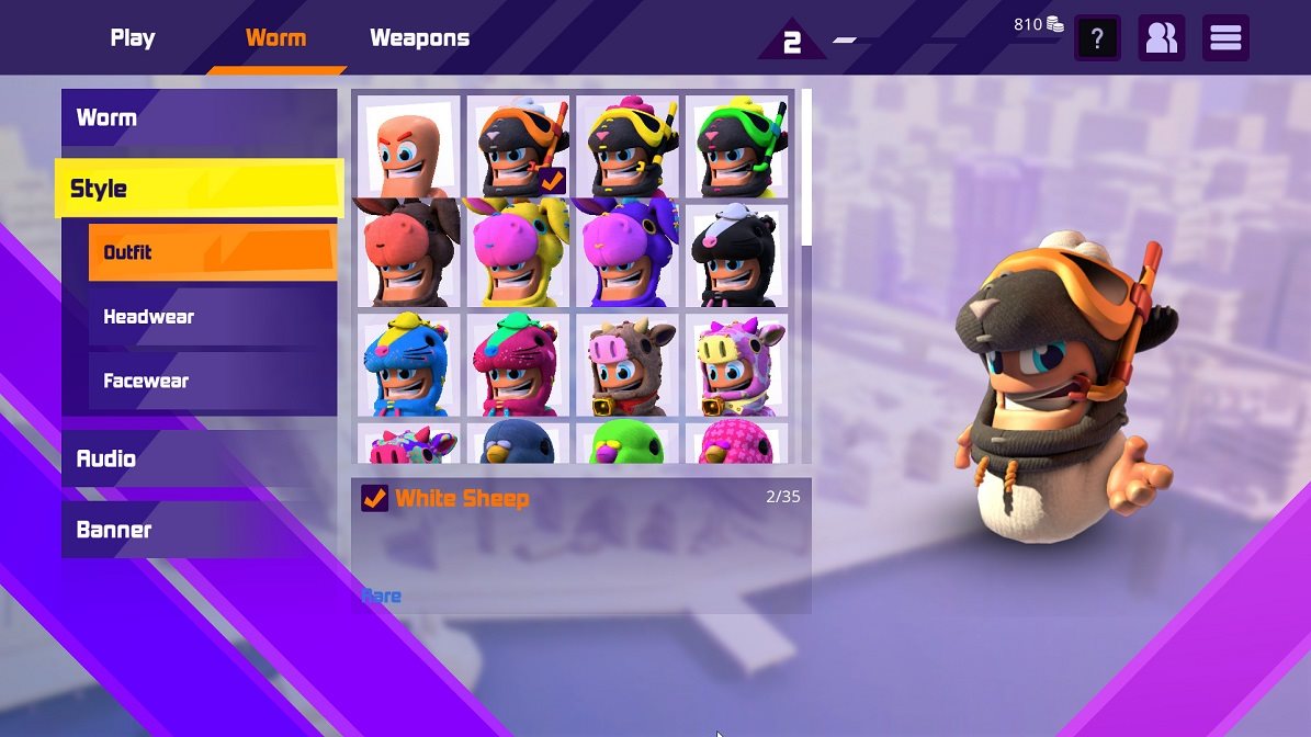 Worms Rumble – Legends Pack
