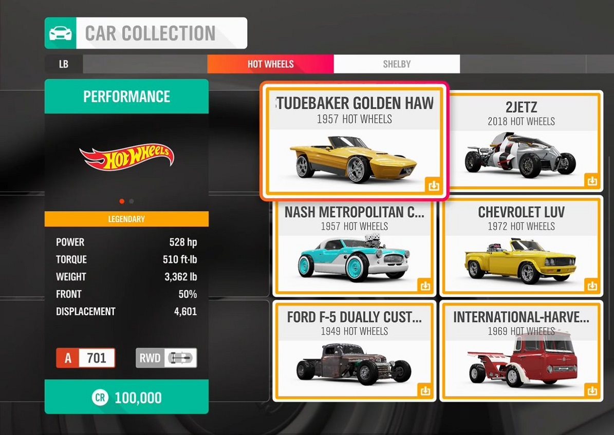 forza horizon 4 hot wheels pack