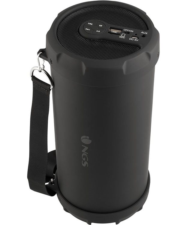 Bluetooth reproduktor NGS Roller Flow Bluetooth reproduktor NGS Roller Flow, pás cez rameno
