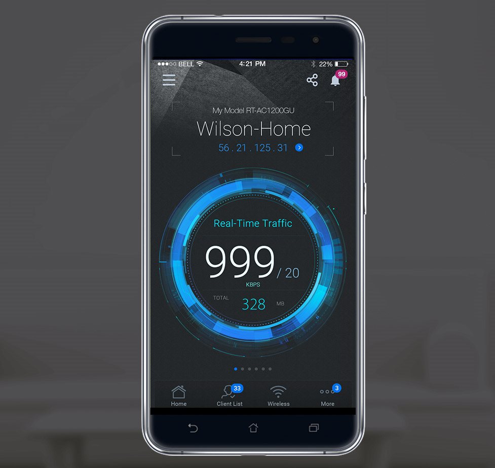 Aplikácia ASUS RT-AX88U