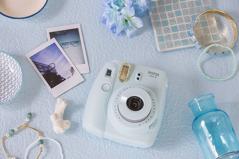 Instantný fotoaparát Fujifilm Instax Mini 9 svetlomodrý 