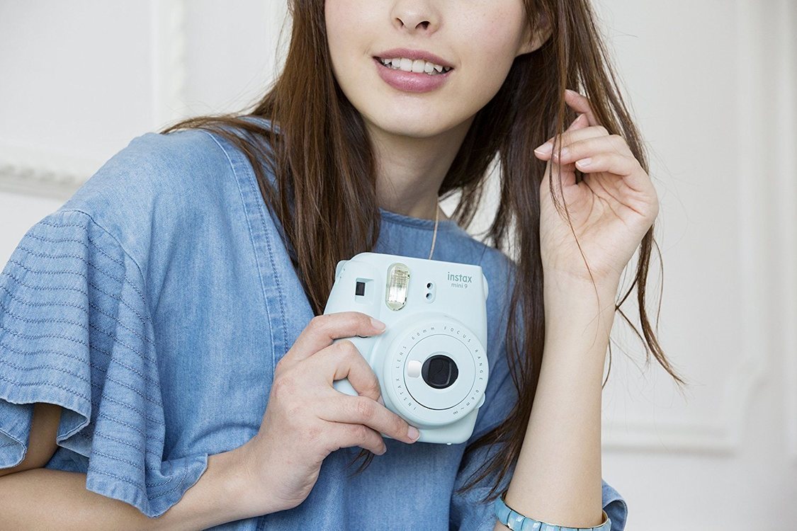  Instantný fotoaparát Fujifilm Instax Mini 9 svetlomodrý 
