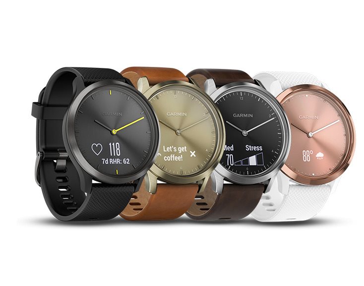 garmin vivomove hr premium black tan