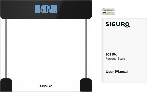 Osobná váha Siguro SC110B Essentials