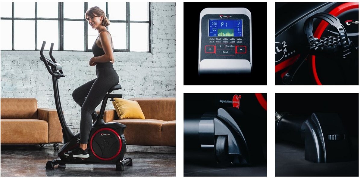 Rotopéd Christopeit Exercise bike Ergometer AL 2 Black Edition