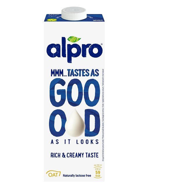 Rastlinný nápoj Alpro ovsený nápoj TASTES AS GOOD
