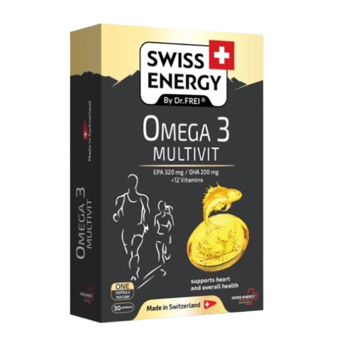 Swiss Energy Omega 3 Multivit, 30 Capsules - Omega 3 | alza.sk