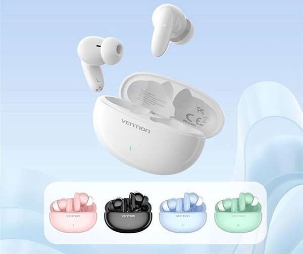 Bezdrôtové slúchadlá Vention HiFun True Wireless Bluetooth Earbuds Green Bezkáblové slúchadlá Vention HiFun True Wireless Bluetooth Earbuds Green